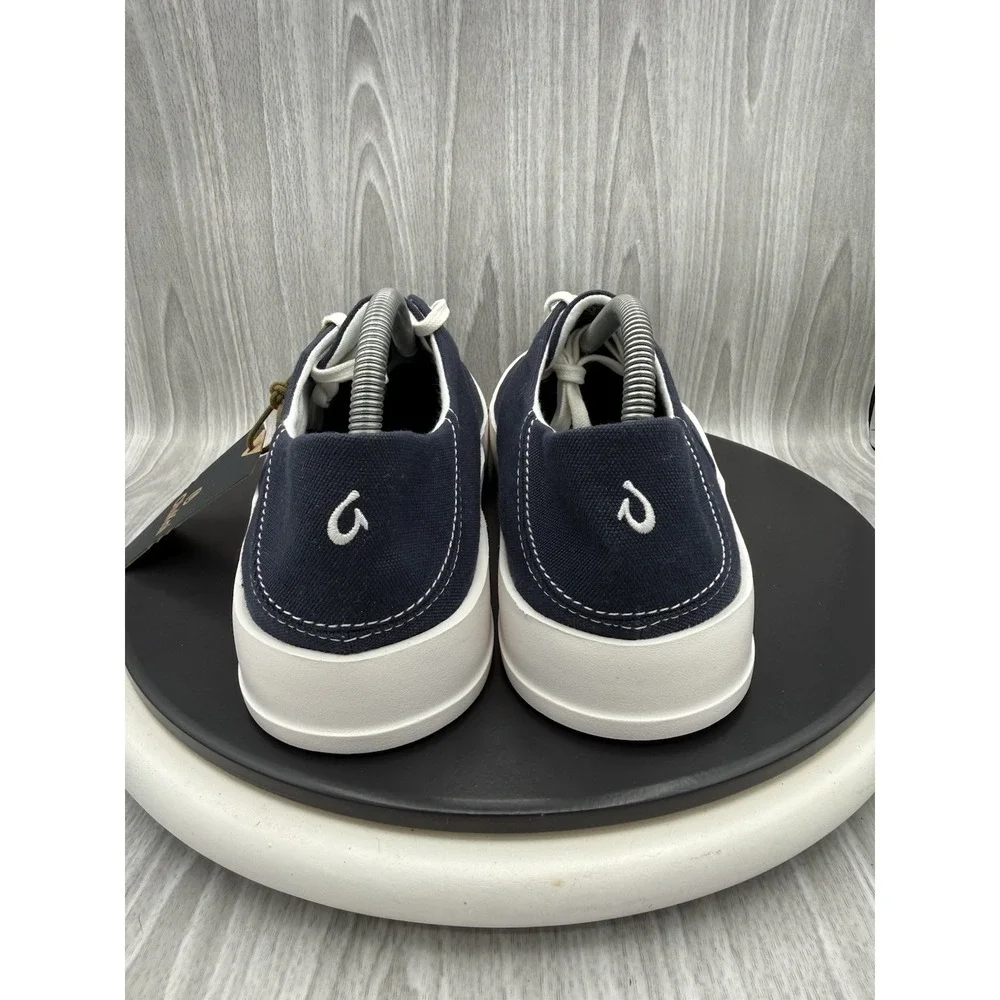 Olukai Tradewind Mens Size 10.5 Mood Indigo Blue Casual Canvas Lightweight Shoes